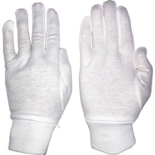 Load image into Gallery viewer, Cotton Smooth Gloves with Wrist Jersey  G-578-L  OTAFUKU
