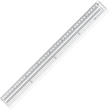 Load image into Gallery viewer, Grande Grid Grooved Cutting Ruler  GCT-40  kyoei plastic
