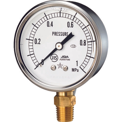 Glycerine Pressure Gauge  GLT-217-10MPA  MIGISHITA