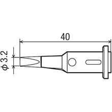 Load image into Gallery viewer, Soldering Iron Tip  GP-501RT-3.2D  goot
