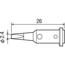 Load image into Gallery viewer, Soldering Iron Tip  GP-510RT-2.4D  goot
