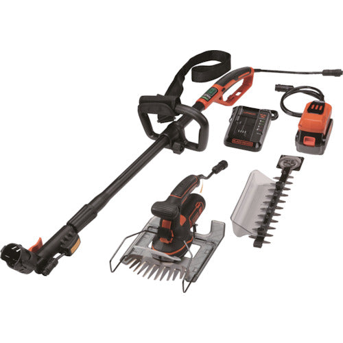 Cordless pole hedge trimmer & Lawn clippers  GPSH1840-JP  B&D