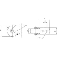 Load image into Gallery viewer, Nylon Caster(GRE Series)  GRE-32N  YUEI
