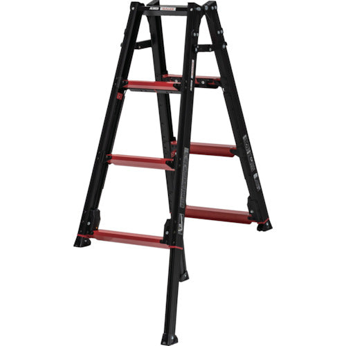 Aluminum Adjustable Leg Stepladder  GUD120X  ALINCO