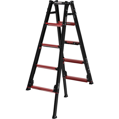 Aluminum Adjustable Leg Stepladder  GUD150X  ALINCO