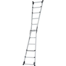 Load image into Gallery viewer, Aluminum Adjustable Leg Stepladder  GUS180  ALINCO
