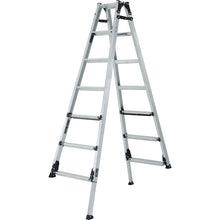 Load image into Gallery viewer, Aluminum Adjustable Leg Stepladder  GUS210  ALINCO
