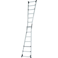 Load image into Gallery viewer, Aluminum Adjustable Leg Stepladder  GUS210  ALINCO
