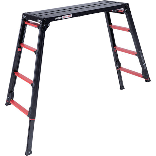 Aluminum Work Platform with Adjustable Leg  GUX1014WX  ALINCO