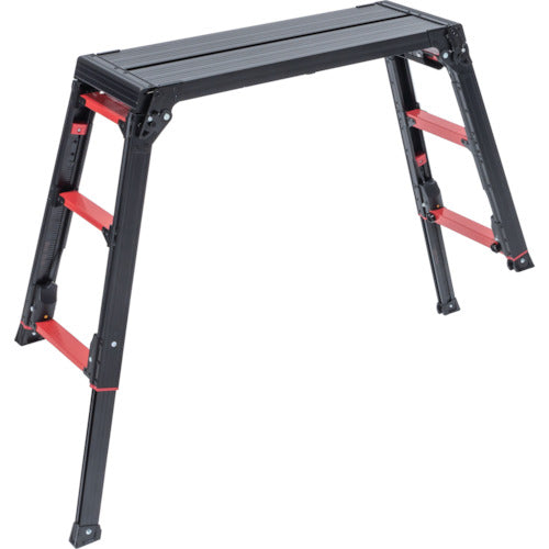 Aluminum Work Platform with Adjustable Leg  GUX710X  ALINCO