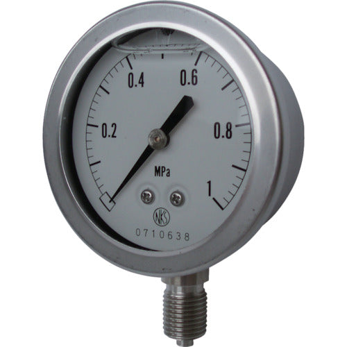 Glycerin Bath Type Pressure Gauges  GV50-123-0.2MP  NAGANO