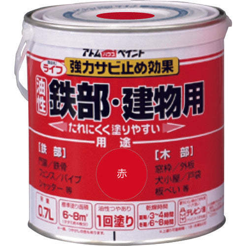 Oil-Base Paint for Iron and Wood  00001-00208  ATOMPAINT