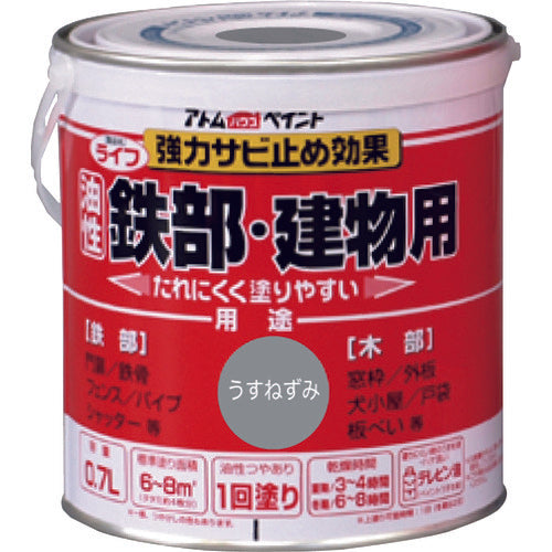 Oil-Base Paint for Iron and Wood  00001-00216  ATOMPAINT