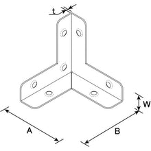 Load image into Gallery viewer, Reinforcing hardware(Three dimensions)  00062710  DAIDOHANT
