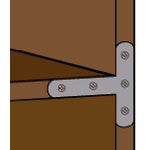 Load image into Gallery viewer, Reinforcing hardware(T type)  00062714  DAIDOHANT
