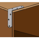Load image into Gallery viewer, Reinforcing hardware(Right angle)  00062905  DAIDOHANT
