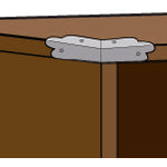 Load image into Gallery viewer, Reinforcing hardware(Two dimensions)  00063080  DAIDOHANT
