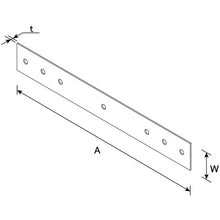 Load image into Gallery viewer, Reinforcing hardware(Seven hole plate)  00063303  DAIDOHANT
