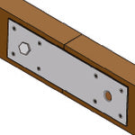 Load image into Gallery viewer, Reinforcing hardware(Wide plate)  00063331  DAIDOHANT
