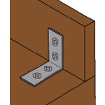 Load image into Gallery viewer, Reinforcing hardware(Heavy right angle)  00063339  DAIDOHANT
