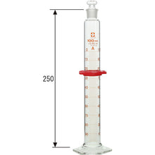 Load image into Gallery viewer, Graduated Cylinder SuperGrade with Glass Stopper 100mL  023550-100  SIBATA
