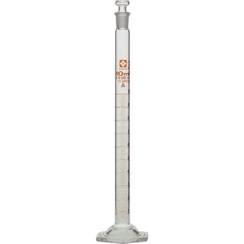 Graduated Cylinder SuperGrade with Glass Stopper 10mL  023550-10  SIBATA