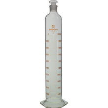 Load image into Gallery viewer, Graduated Cylinder SuperGrade with Glass Stopper 2L  023550-20001  SIBATA
