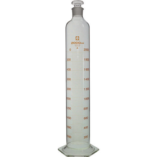 Graduated Cylinder SuperGrade with Glass Stopper 2L  023550-20001  SIBATA