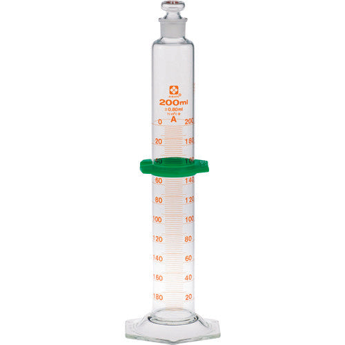 Graduated Cylinder SuperGrade with Glass Stopper 200mL  023550-200  SIBATA