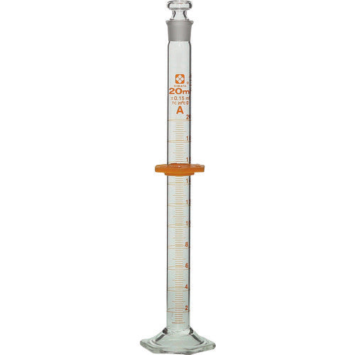 Graduated Cylinder SuperGrade with Glass Stopper 20mL  023550-20  SIBATA