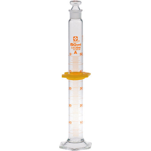 Graduated Cylinder SuperGrade with Glass Stopper 50mL  023550-50  SIBATA