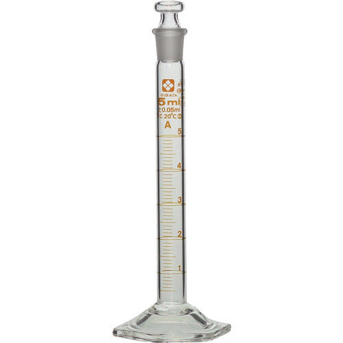 Graduated Cylinder SuperGrade with Glass Stopper 5mL  023550-5  SIBATA