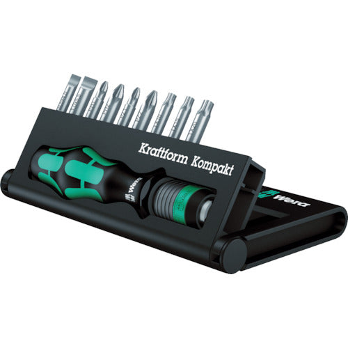 Kraftform Kompakt Driver Bit Set  056653  Wera