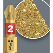 Load image into Gallery viewer, Bi-Torsion Diamond Coating Driver Bit  066110  Wera
