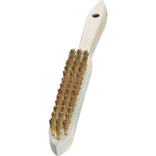 Load image into Gallery viewer, Wood-handled 3-line Brush Sword-shaped type  107331  LESSMANN
