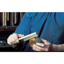 Load image into Gallery viewer, Wood-handled Brass Brush  126411  LESSMANN
