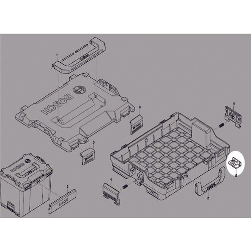 Parts for L-BOX System  1600A0192D  BOSCH