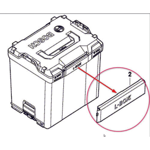 Parts for L-BOX System  1600A0192F  BOSCH