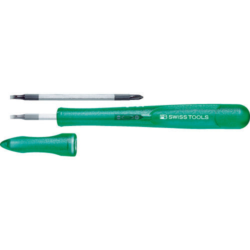 Screwdriver with Interchangable Blade  168-00GREEN  PB SWISS TOOLS