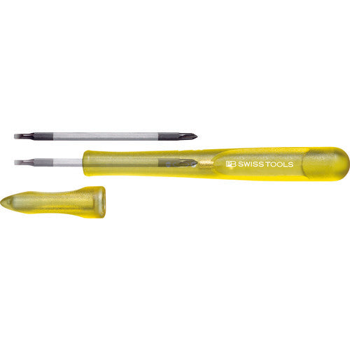 Screwdriver with Interchangable Blade  168-00YELLOW  PB SWISS TOOLS