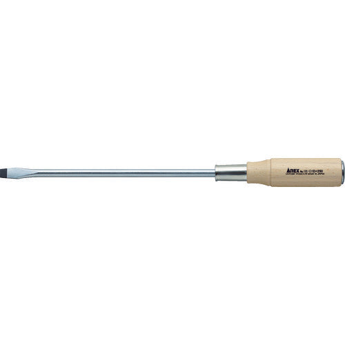 Tang-Through Screwdriver with Wood Handle  170-10-250  ANEX