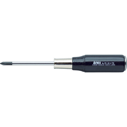 Tang-Through Screwdriver with Wood Handle  170-1-75  ANEX