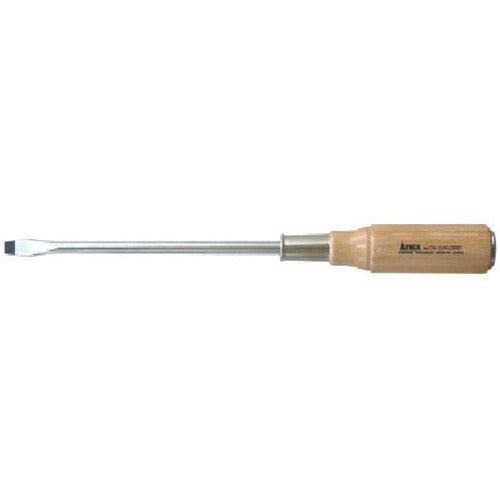 Tang-Through Screwdriver with Wood Handle  170-9-200  ANEX