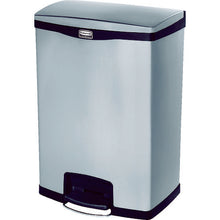 Load image into Gallery viewer, Slim Jim Step-On Stainless Steel Front Step Containers  1901999  Rubbermaid
