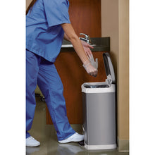 Load image into Gallery viewer, Slim Jim Step-On Stainless Steel Front Step Containers  1901999  Rubbermaid
