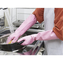 Load image into Gallery viewer, NR Long Thick-Gloves with Cotton Liner for Household  215-P-M  Towaron

