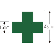 Load image into Gallery viewer, Safety Sticker for Helmet  233103  GREEN CROSS
