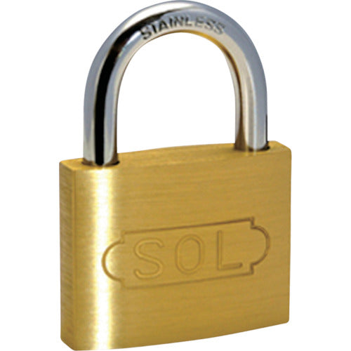 Stainless Steel String Cylinder Padlock  2500SSD35  SOL