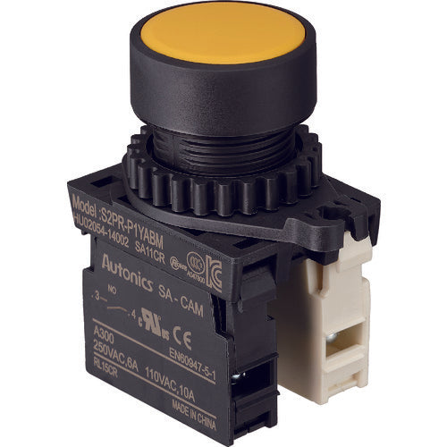 Push-Button Switch  25P-1A1BM-Y  TRUSCO