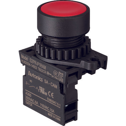 Push-Button Switch  25P-1AM-R  TRUSCO